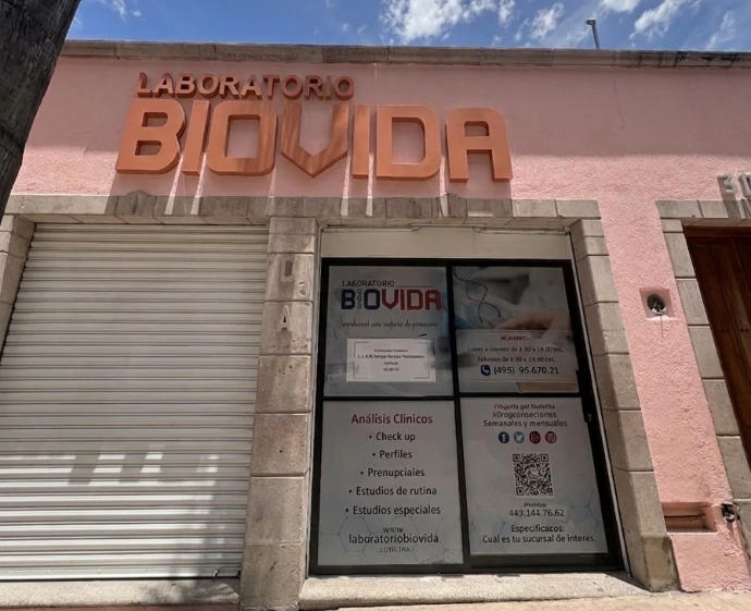 Fachada de la sucursal Calvillo